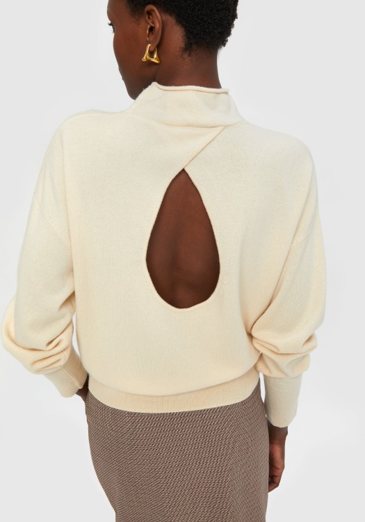 Shop Aeron Hendrom - Cashmere Blend Sweater In Neutrals