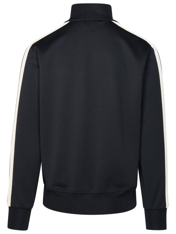 Shop Palm Angels Sports Sweatshirt In Black Polyester