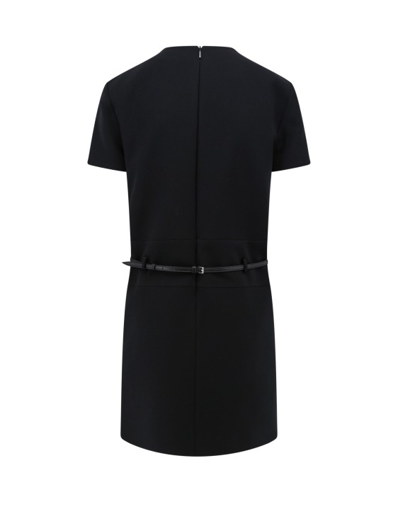 Shop Gucci Silk And Wool Dress In Black