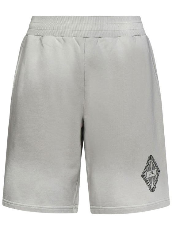 A-COLD-WALL* GRAY ALL-OVER GRADIENT SHORTS,701168b1-e34b-5a48-6a9c-ff3c7b047f22