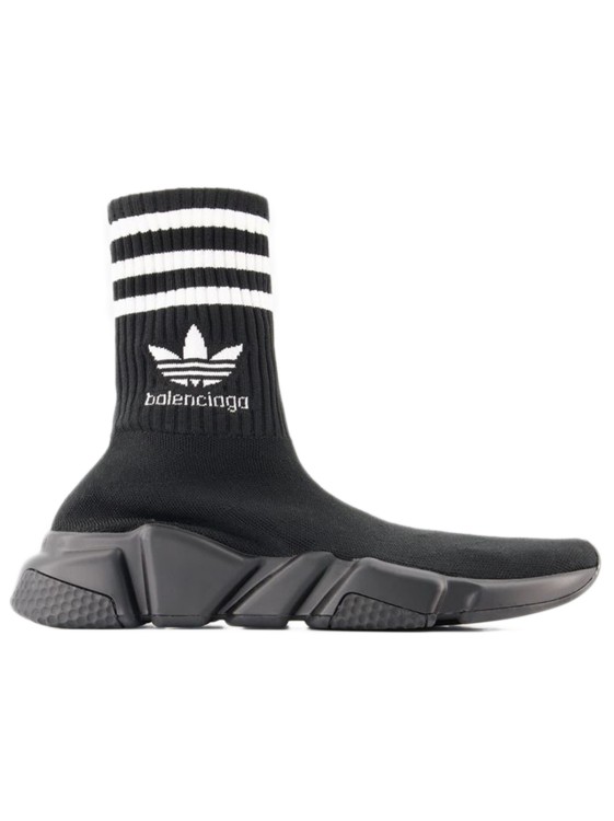 Balenciaga Speed Lt Adidas Sneakers  - Black/logo White