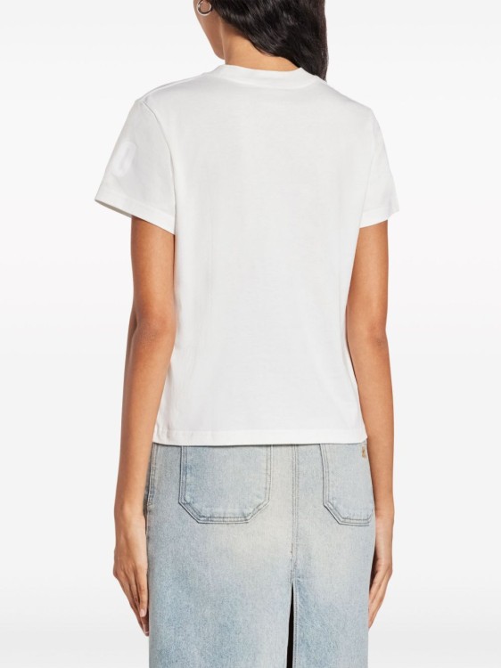 Shop Courrèges Ac Straight Printed T-shirt In White