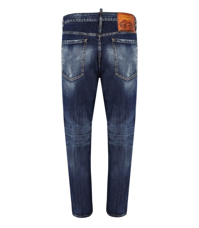 Shop Dsquared2 Bro Blue Jeans In Grey