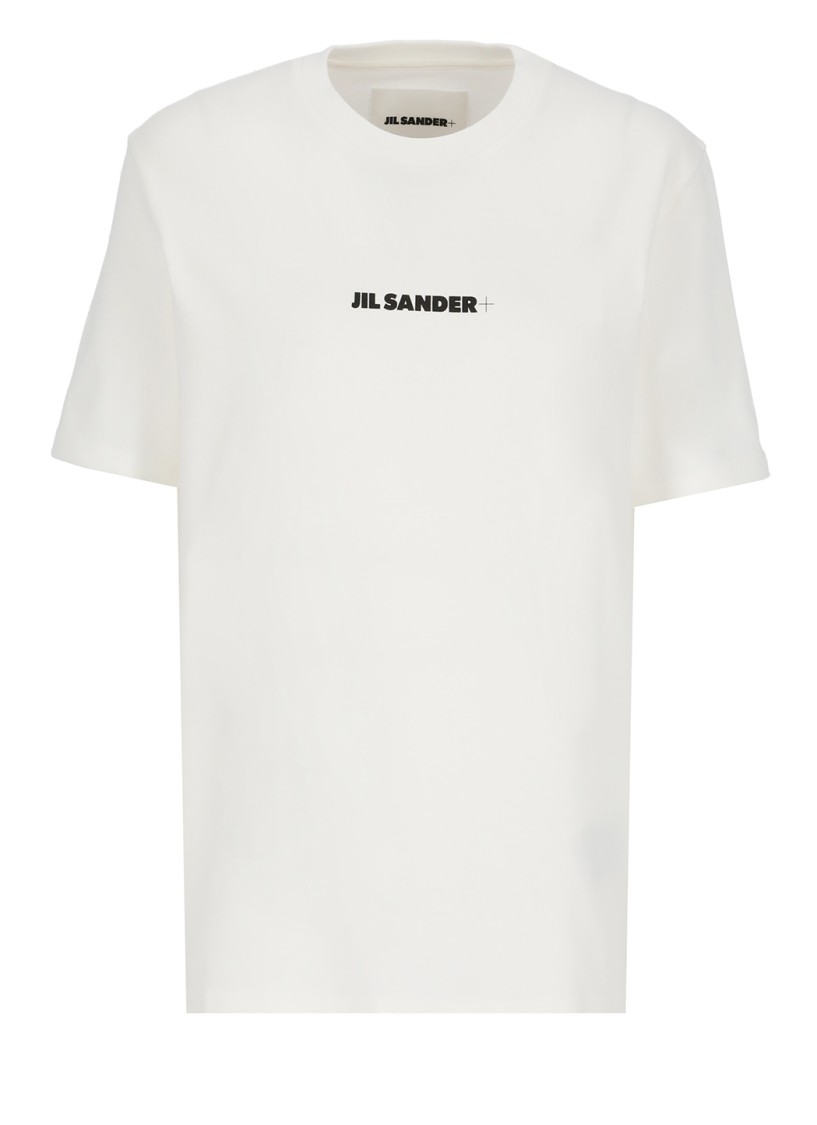 Jil Sander T-Shirt With Logo in White | THE LIST
