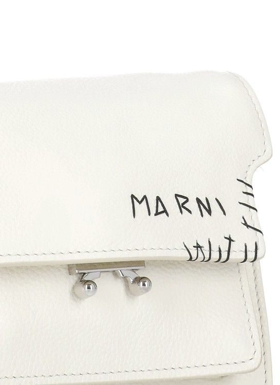 Shop Marni Bag With Logo In Neutrals