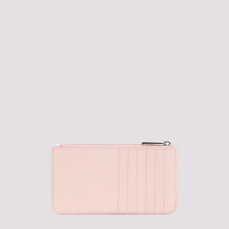 Shop Ferragamo Pink Calf Leather Card Case