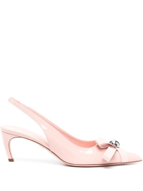 Shop Ferragamo Pink Brilda Shoes