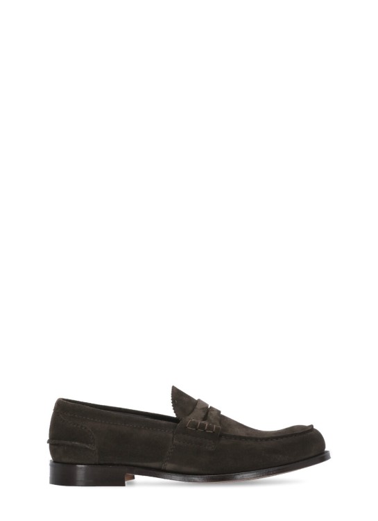 Church's Brown Suede Leather Loafers