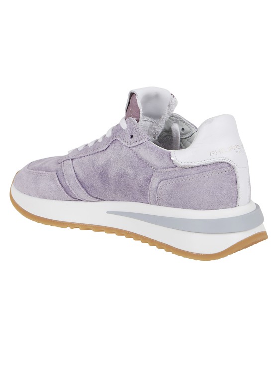 Shop Philippe Model Low Sneakers In Purple