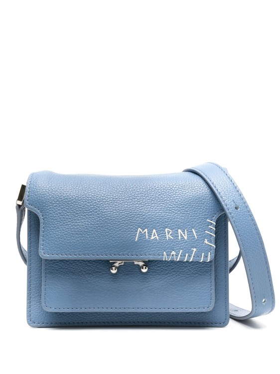 Shop Marni Blue Trunk Mini Bag