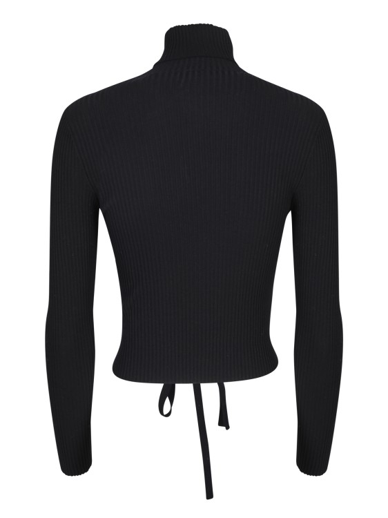 Shop Ssheena Turtleneck Cropped Sweater In Black