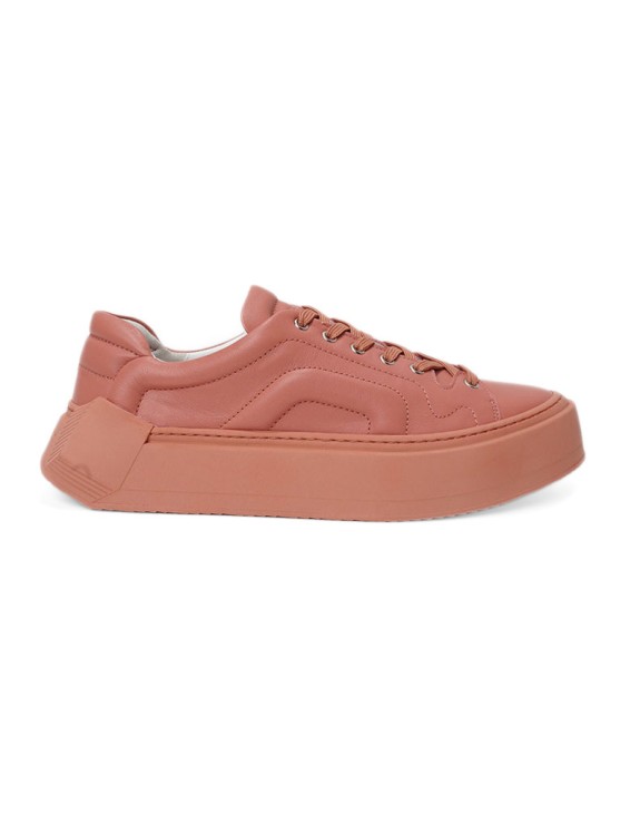 Pierre Hardy Pink Cubix Sneakers In Neutrals