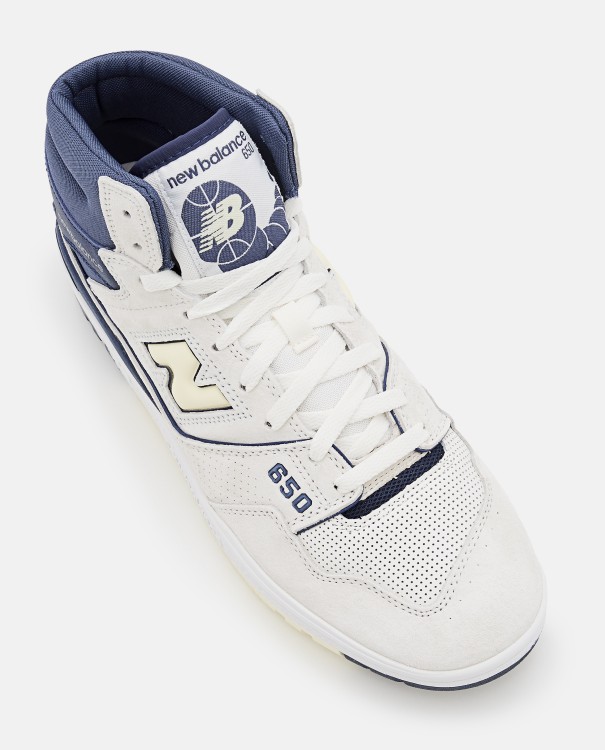 Shop New Balance High Top 650 Sneakers In White