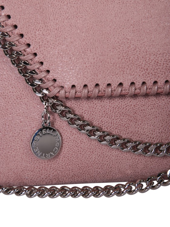 Shop Stella Mccartney Chain Strap Cross-body Bag In Pink
