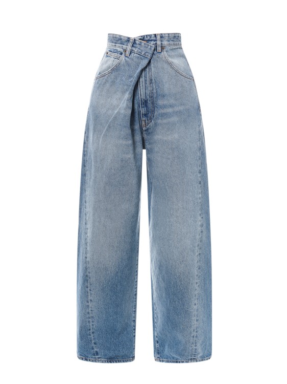 Dark Park Oversize Jeans With Wide Leg In Blue