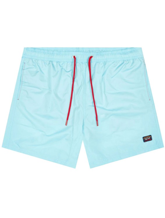 Paul & Shark Swim Shorts With Iconic Badge In Blue