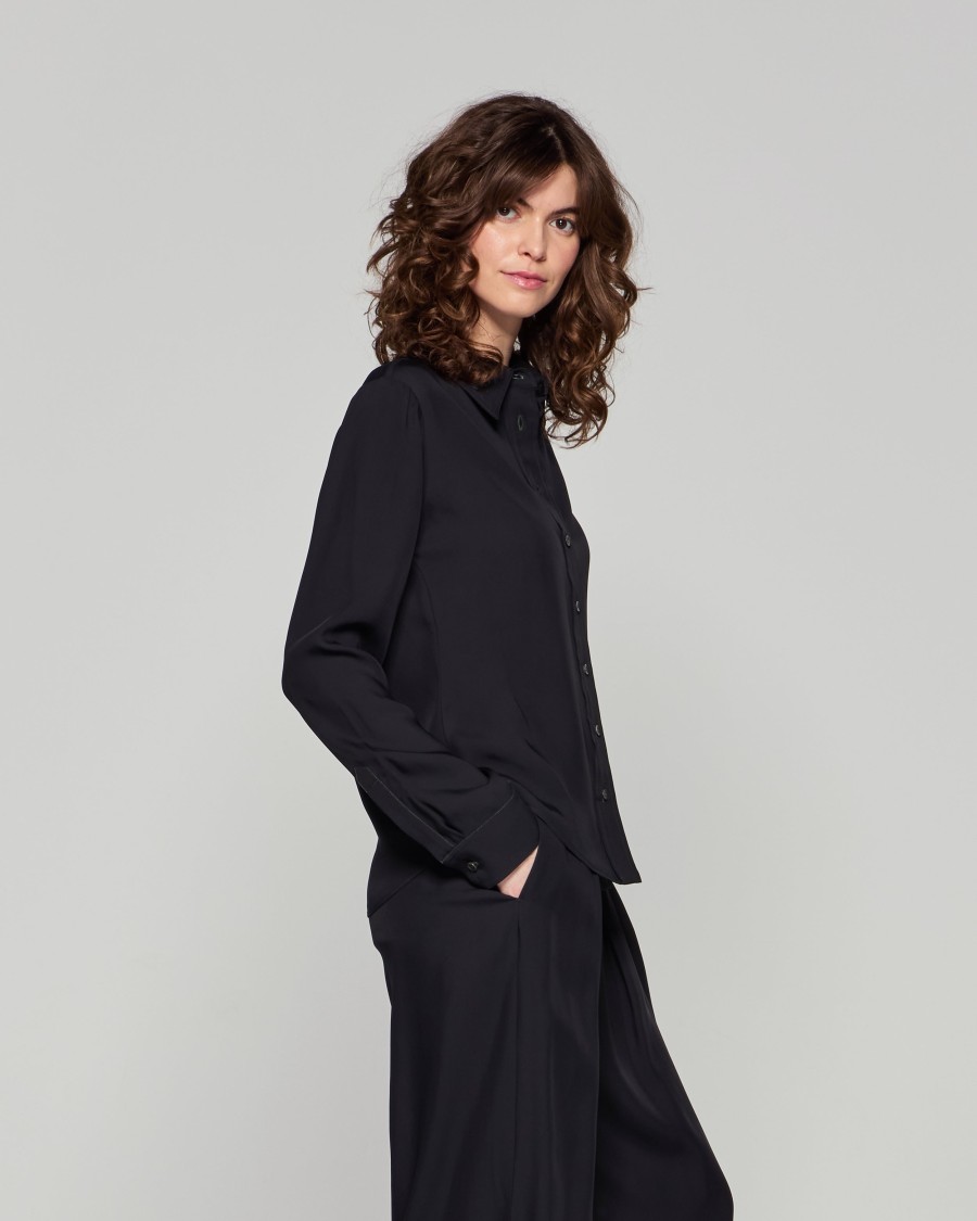 Serena Bute Serena Shirt - Black In Black