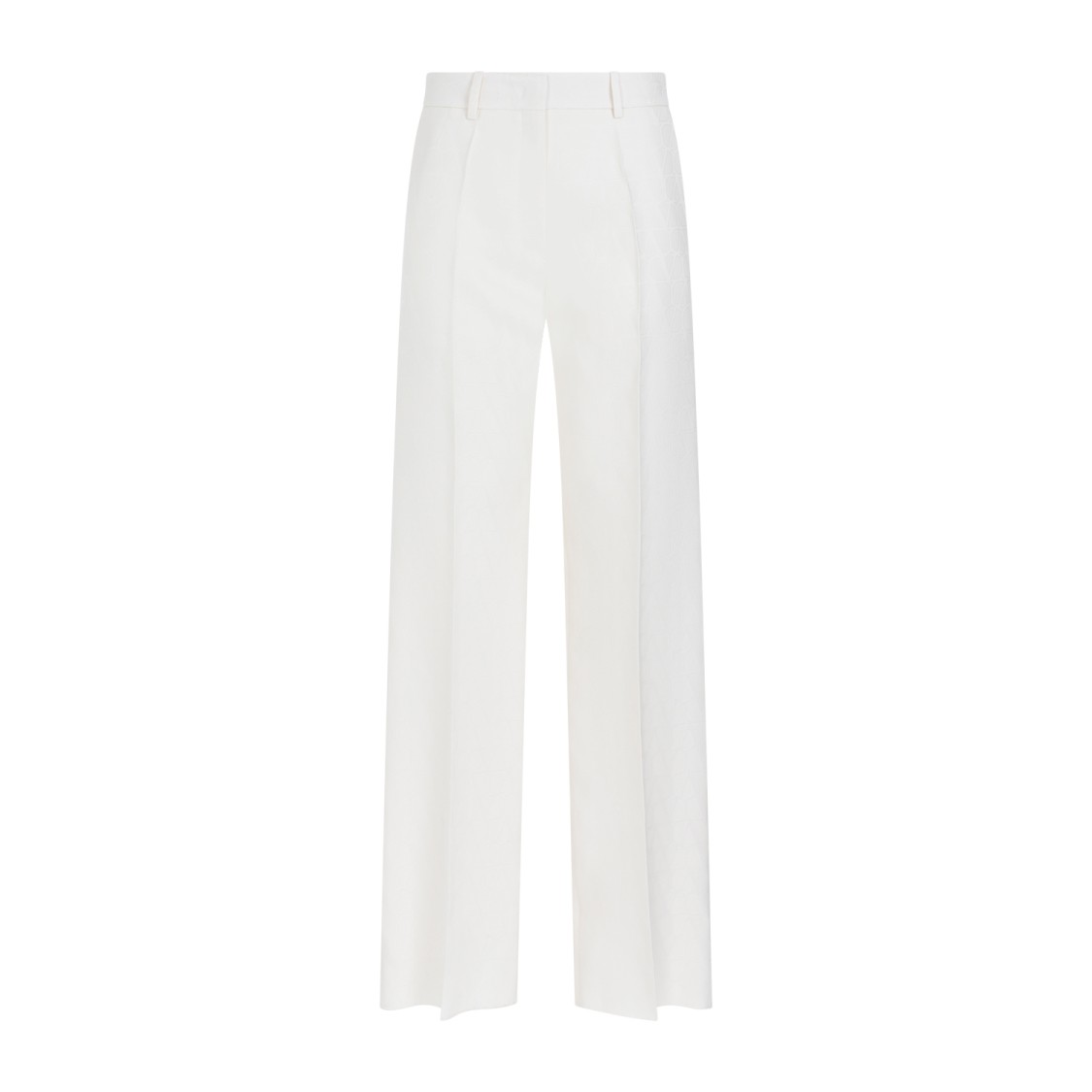Valentino Crepe Pants In White