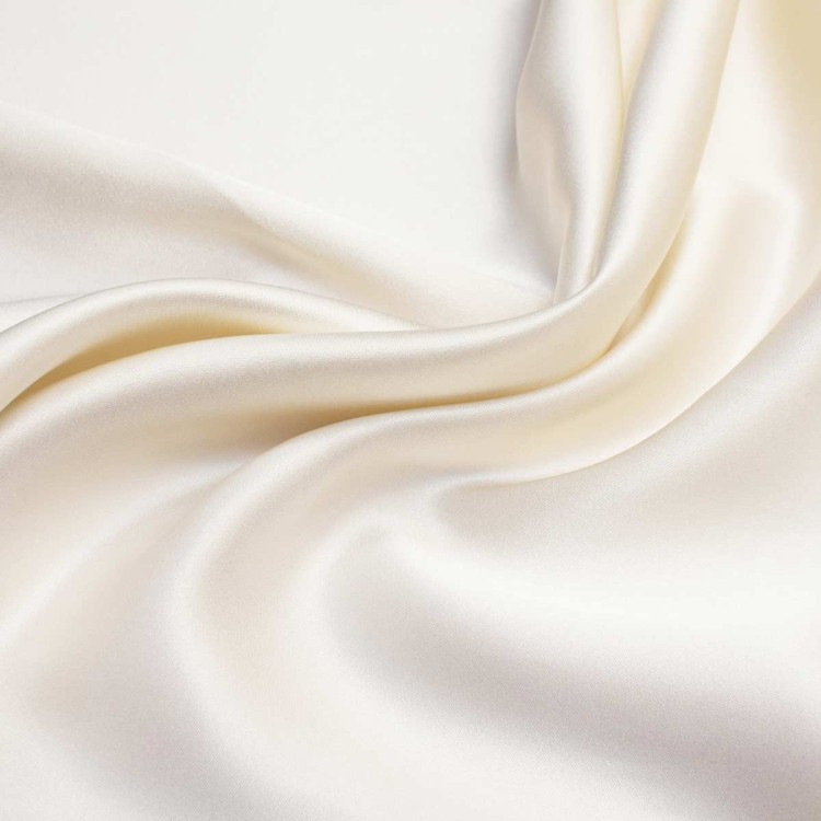 Mayfairsilk Ivory Pure Silk Flat Sheet In White