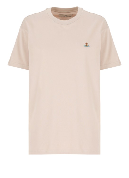 Shop Vivienne Westwood Classic Orb T-shirt In Neutrals