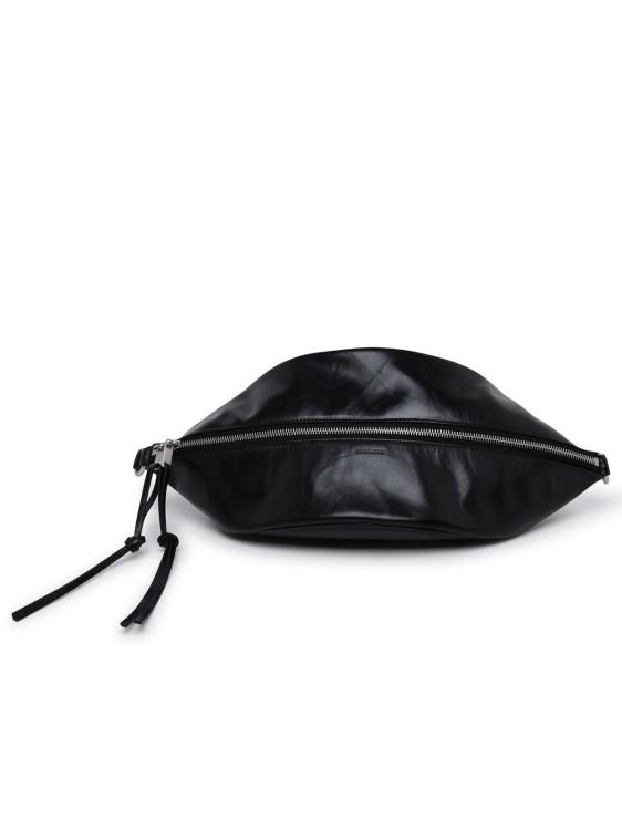 Jil Sander Black Leather Belt Bag