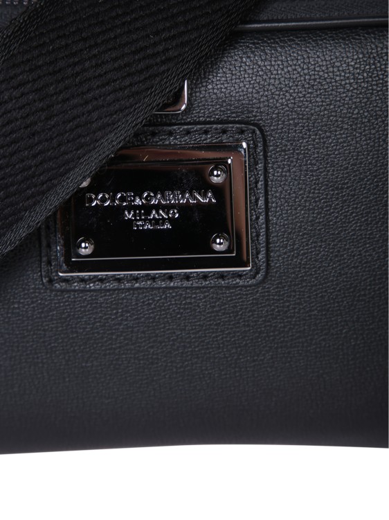 Shop Dolce & Gabbana Leather Fanny Pack In Black