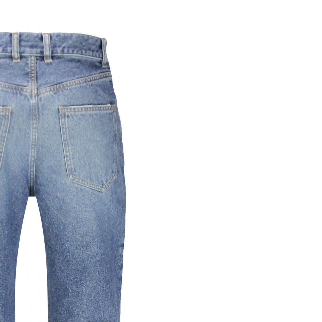 Chloé High-rise Heart-pocket Wide-leg Denim Jeans In Blue