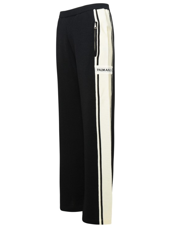 Shop Palm Angels Track Racing Trousers In Black