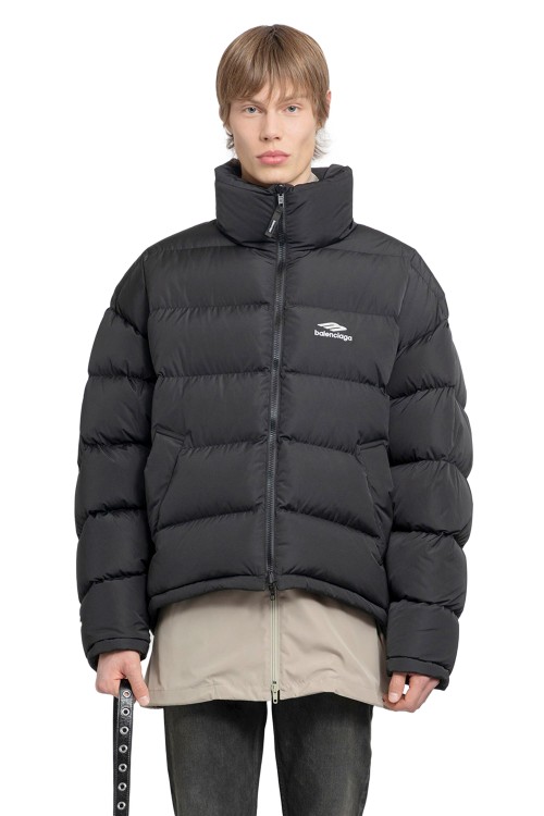 Balenciaga 3b Sports Icon Ski Jacket In Black