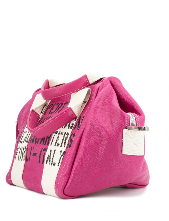 Shop Manikomio Dsgn Tactical Duffle Bag In Pink