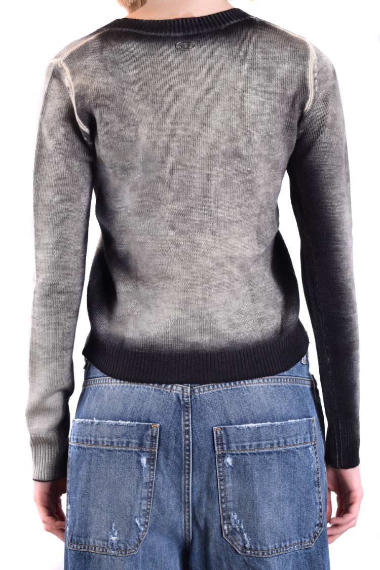 Diesel Sweaters In Grey