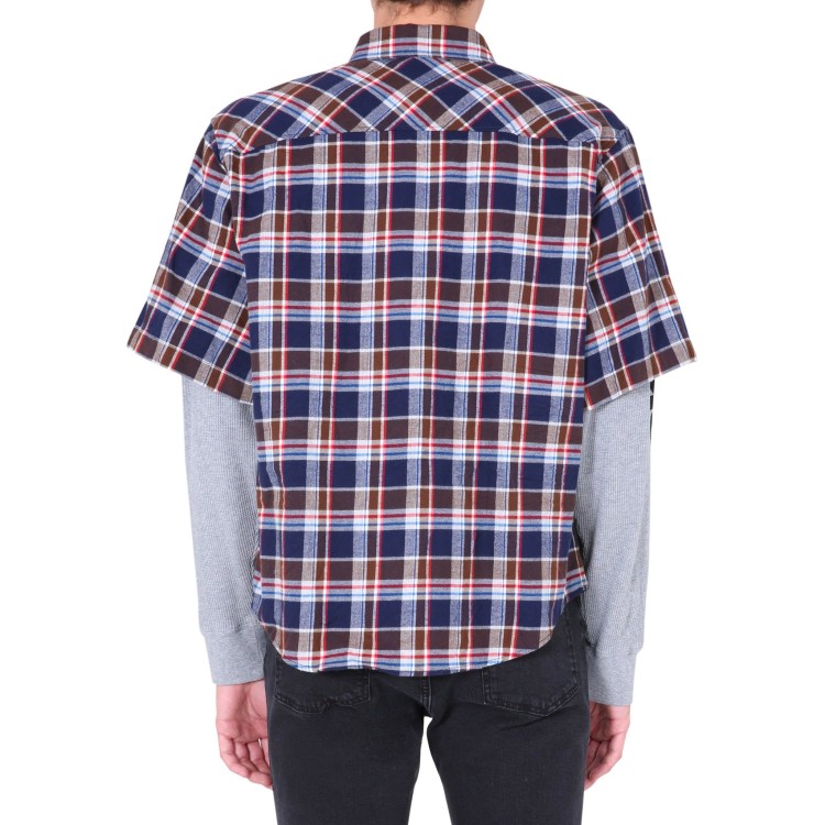 Shop Dsquared2 Double Sleeves Casual Shirt In Multicolor