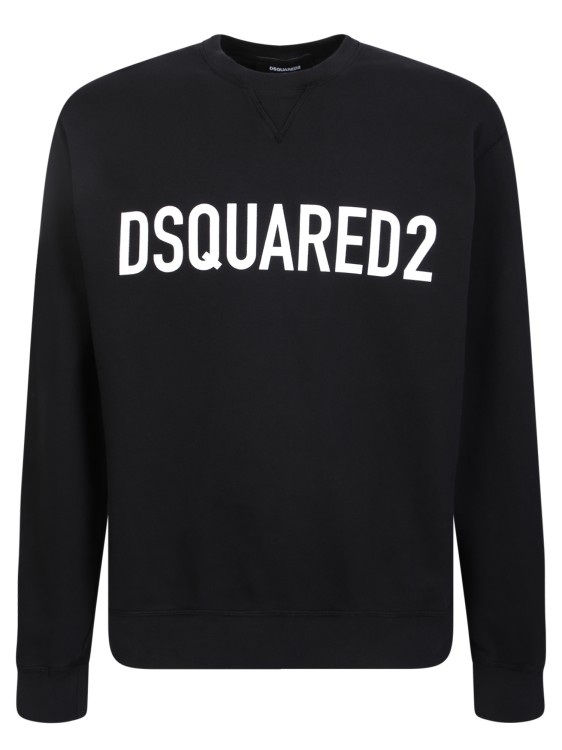 Dsquared2 Minimal Black Roundneck Sweatshirt
