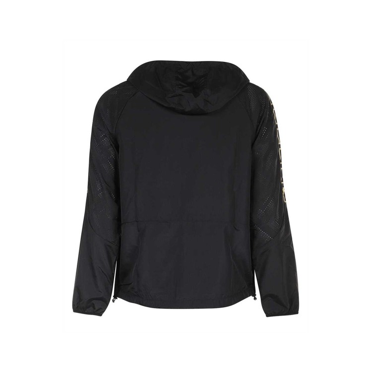 Shop Versace Greca Motif Jacket In Black