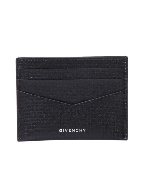 Shop Givenchy Leather Classique 4g Black Card Holder