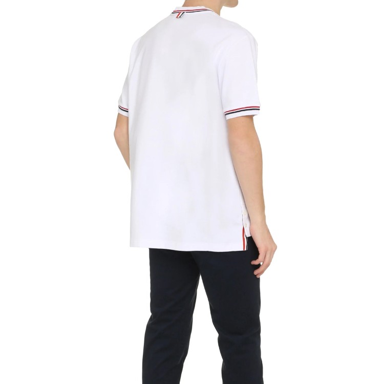 Shop Thom Browne Cotton T-shirt In White