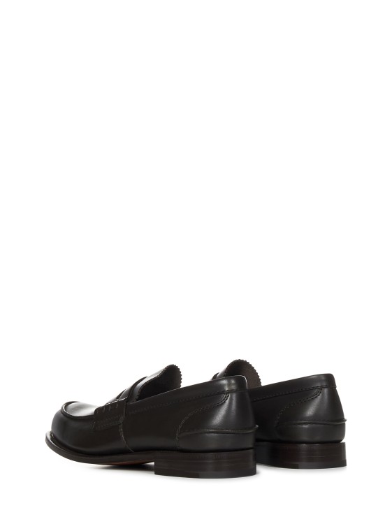 Shop Church's Pembrey Brown Calf Leather College Loafers In Black
