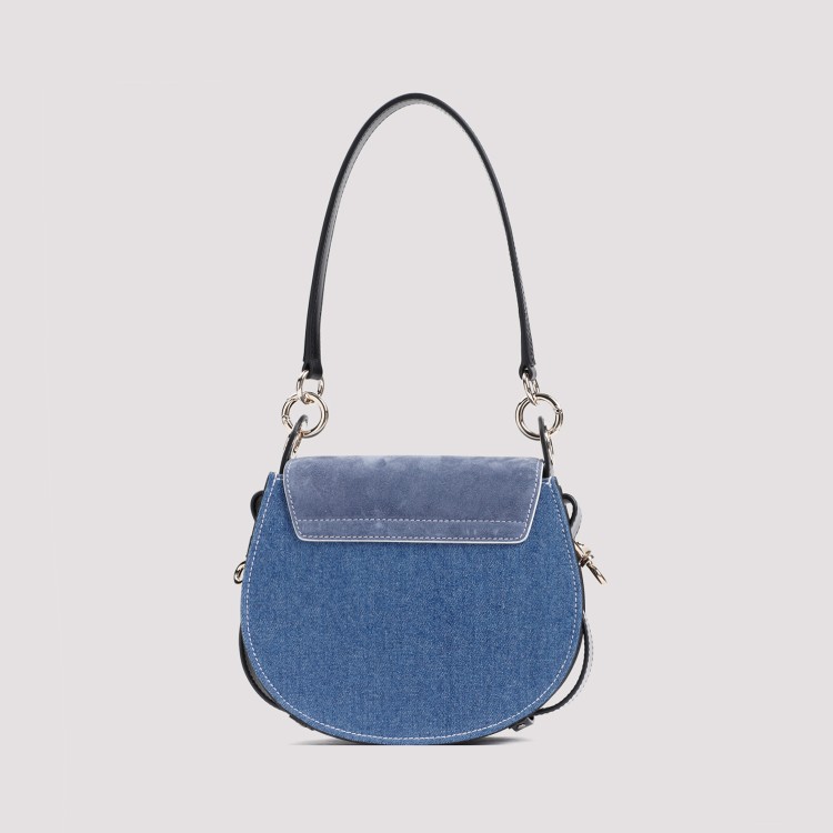 Shop Chloé Denim Blue Suede Calf Leather Bag