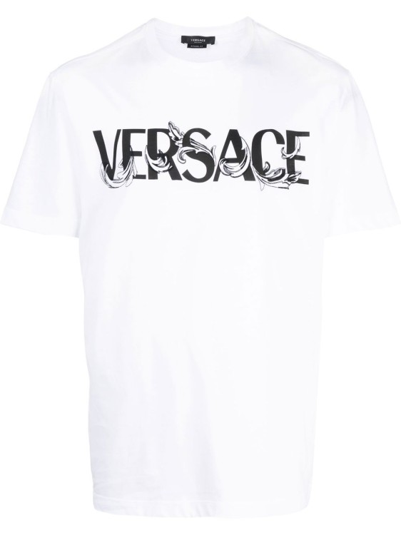 Versace Logo-print T-shirt In White