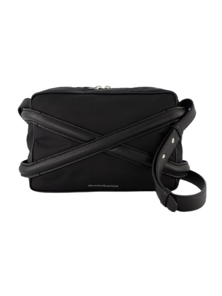 Alexander Mcqueen Alexander Mc Queen Harness Nylon Camera Bag In Black