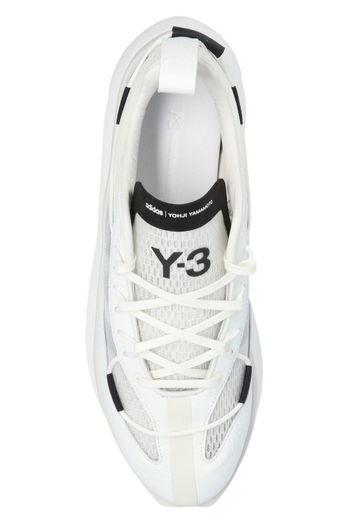 Shop Y-3 Shiku Run Lace-up Sneakers In White