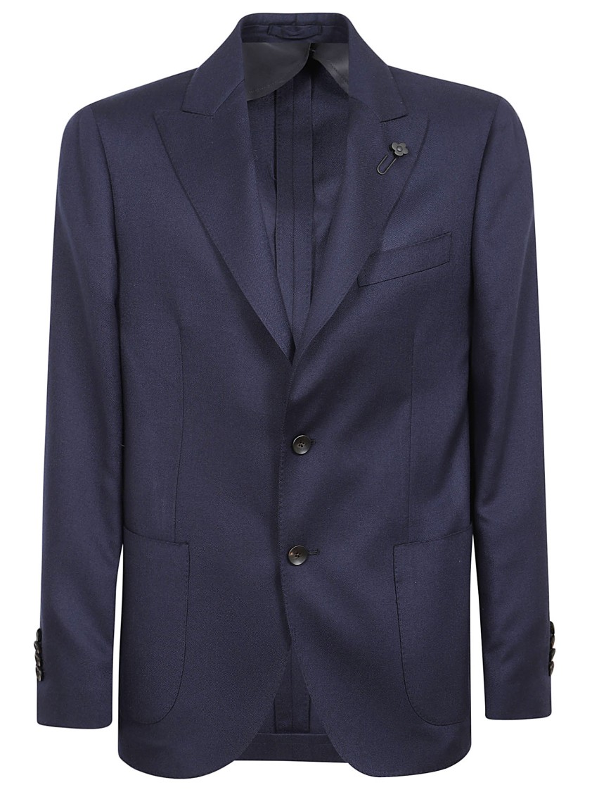 Lardini Giacca Uomo Special Line Drop 7 Reg In Black