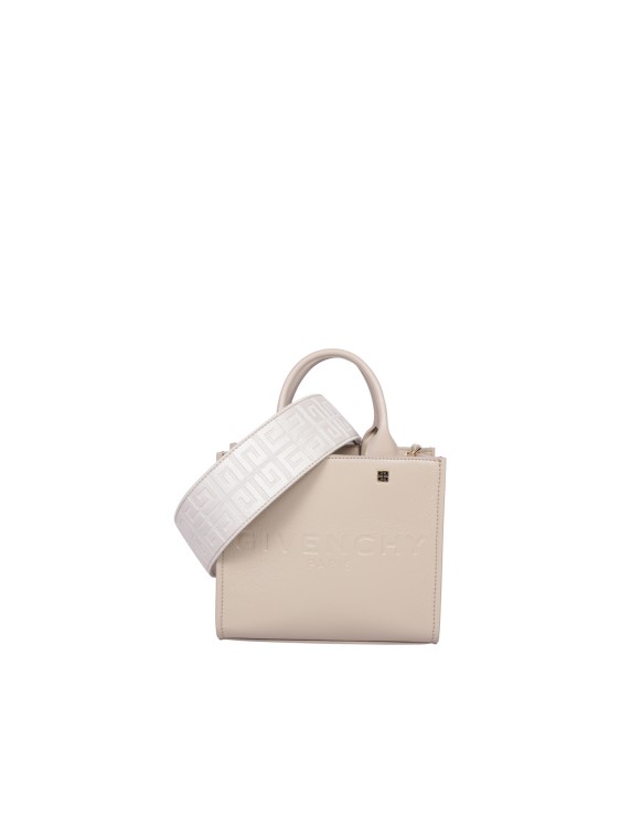 Shop Givenchy Mini Gtote Toron Beige Bag In Neutrals