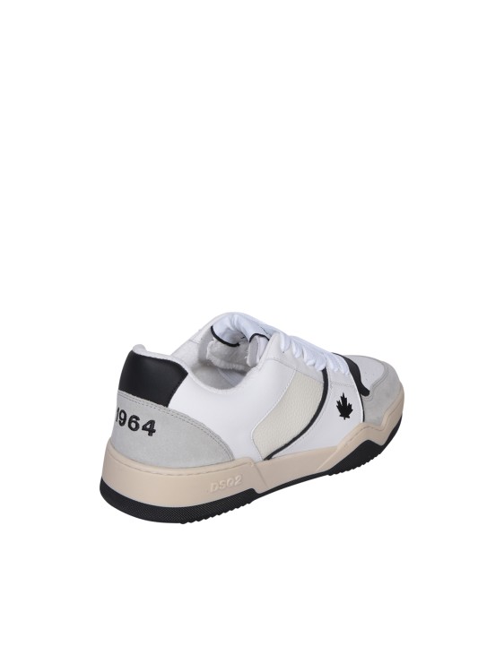 Shop Dsquared2 Contrasting Details Sneakers In White