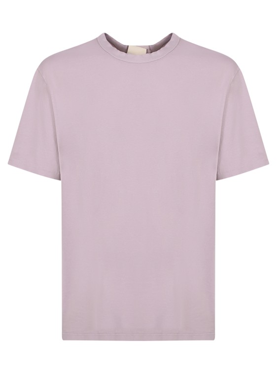 Shop Ten C Rear Logo Mauve T-shirt In Purple