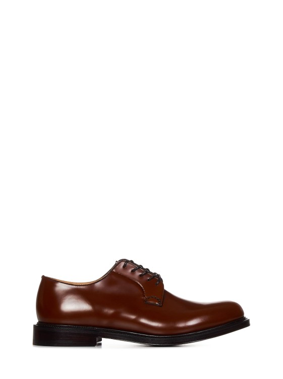 Shop Church's Sandalwood Polished Lace-up In Brown