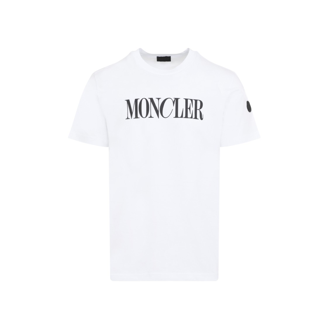 Shop Moncler White Short-sleeved T-shirt