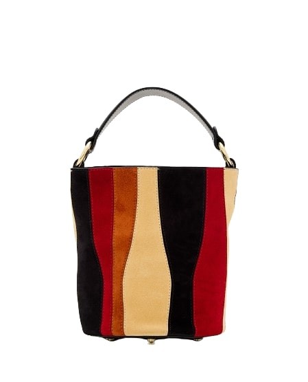 Shop Colville Small Patch Cylinder Leather Bag In Multicolor