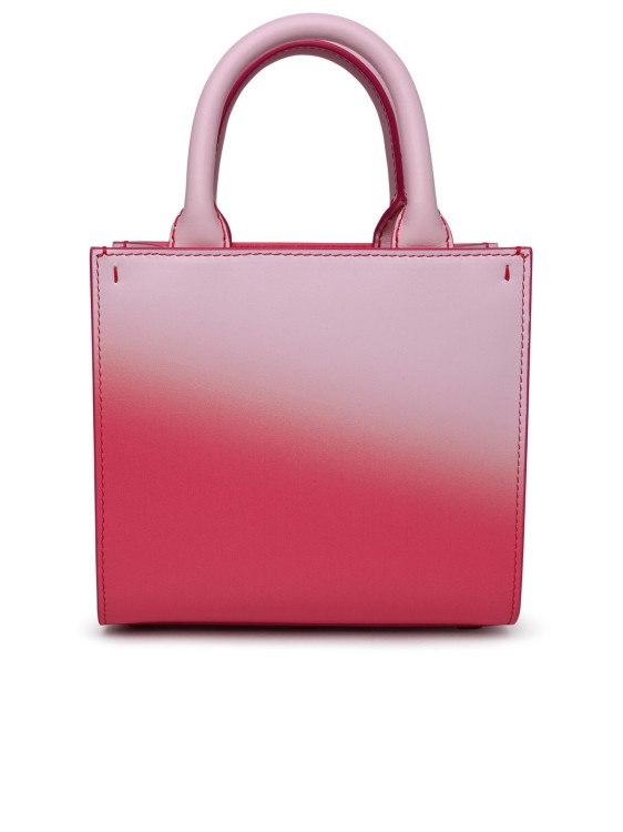 Shop Dolce & Gabbana Pink Leather Bag In Burgundy