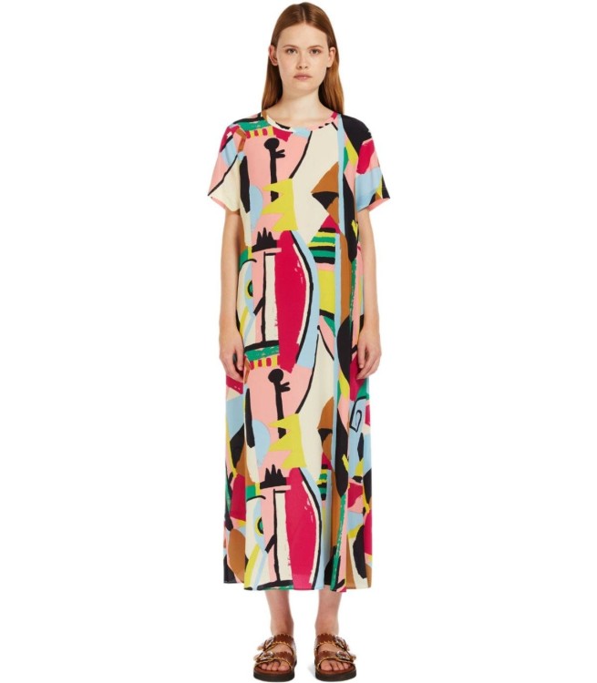 Shop Max Mara Orchis Multicolored Dress